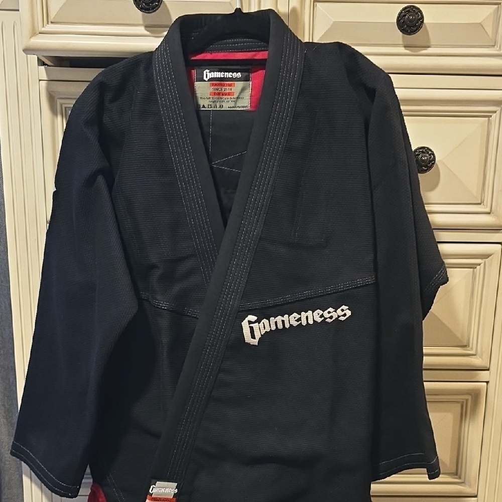 Gameness (A2) Black Jiu-Jitsu Gi Pearl 2.0